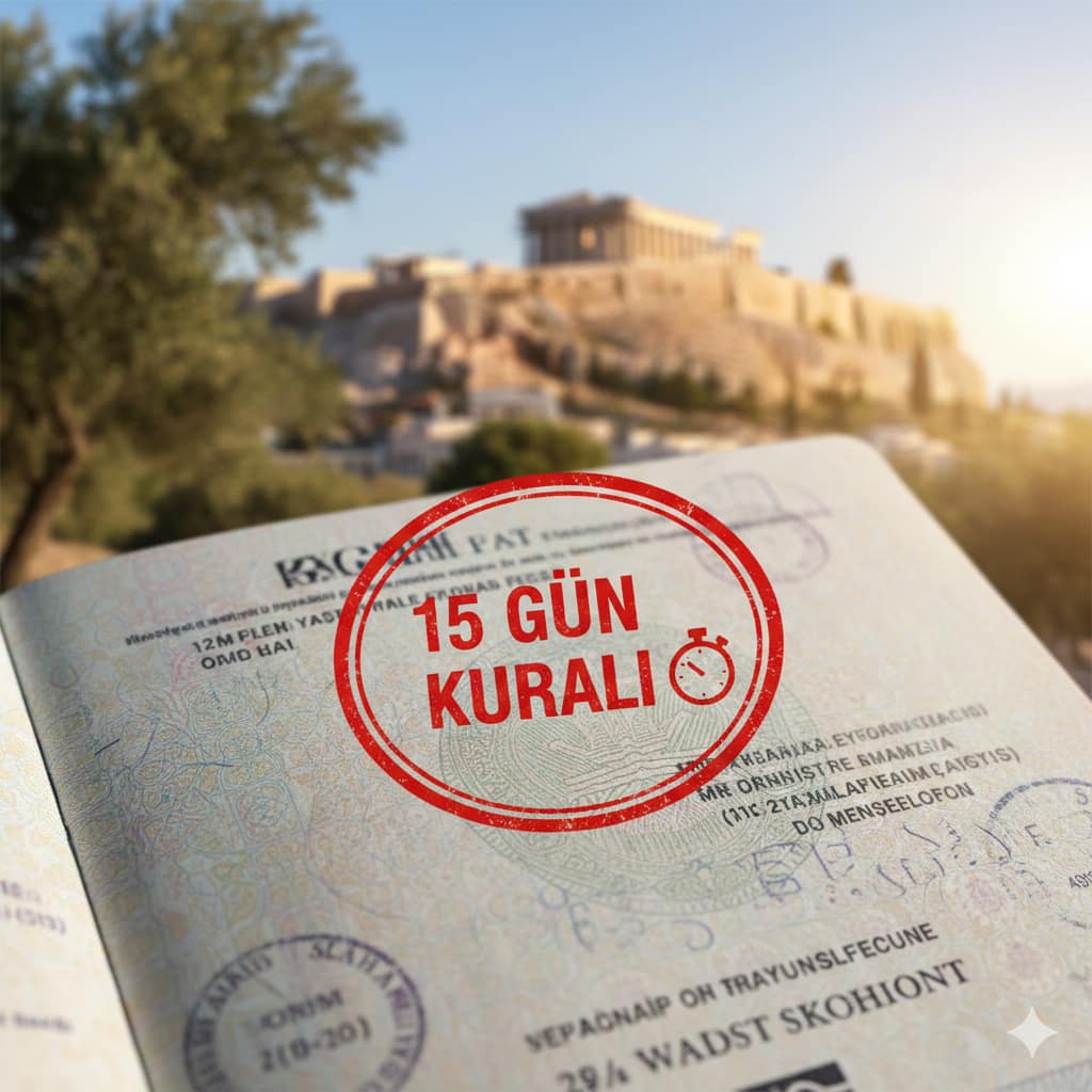 Yunanistan Vizesinde 15 Gün Kuralı ⏳