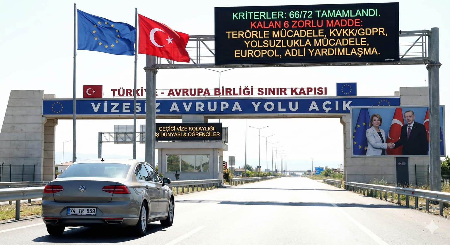 Vizesiz Avrupa yolu yeniden hareketlendi! 🇪🇺🚙