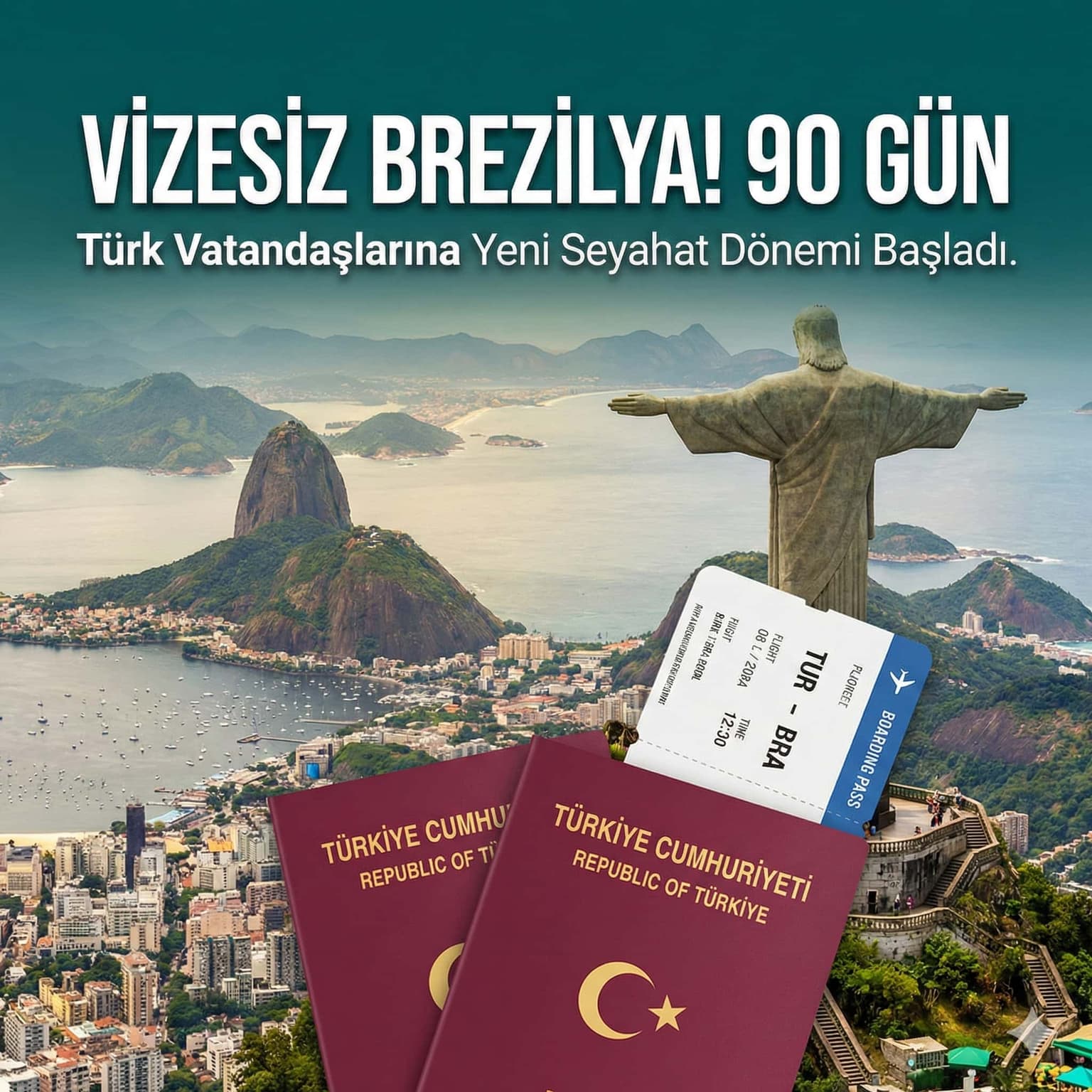 Vize Yok, Macera Çok: Brezilya Kapılarını Açtı! 🎫