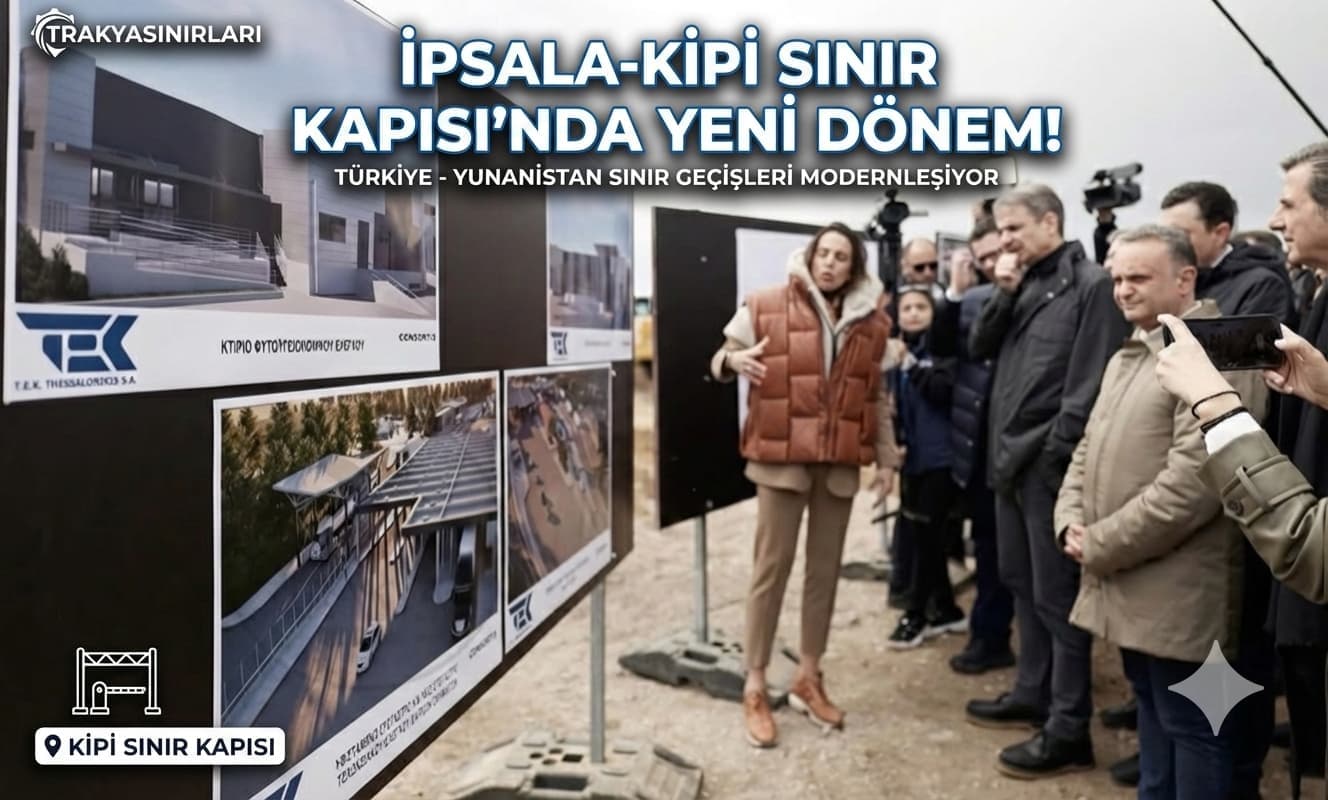 📍 İpsala - Kipi Sınır Kapısı’nda Modernizasyon Mesaisi!