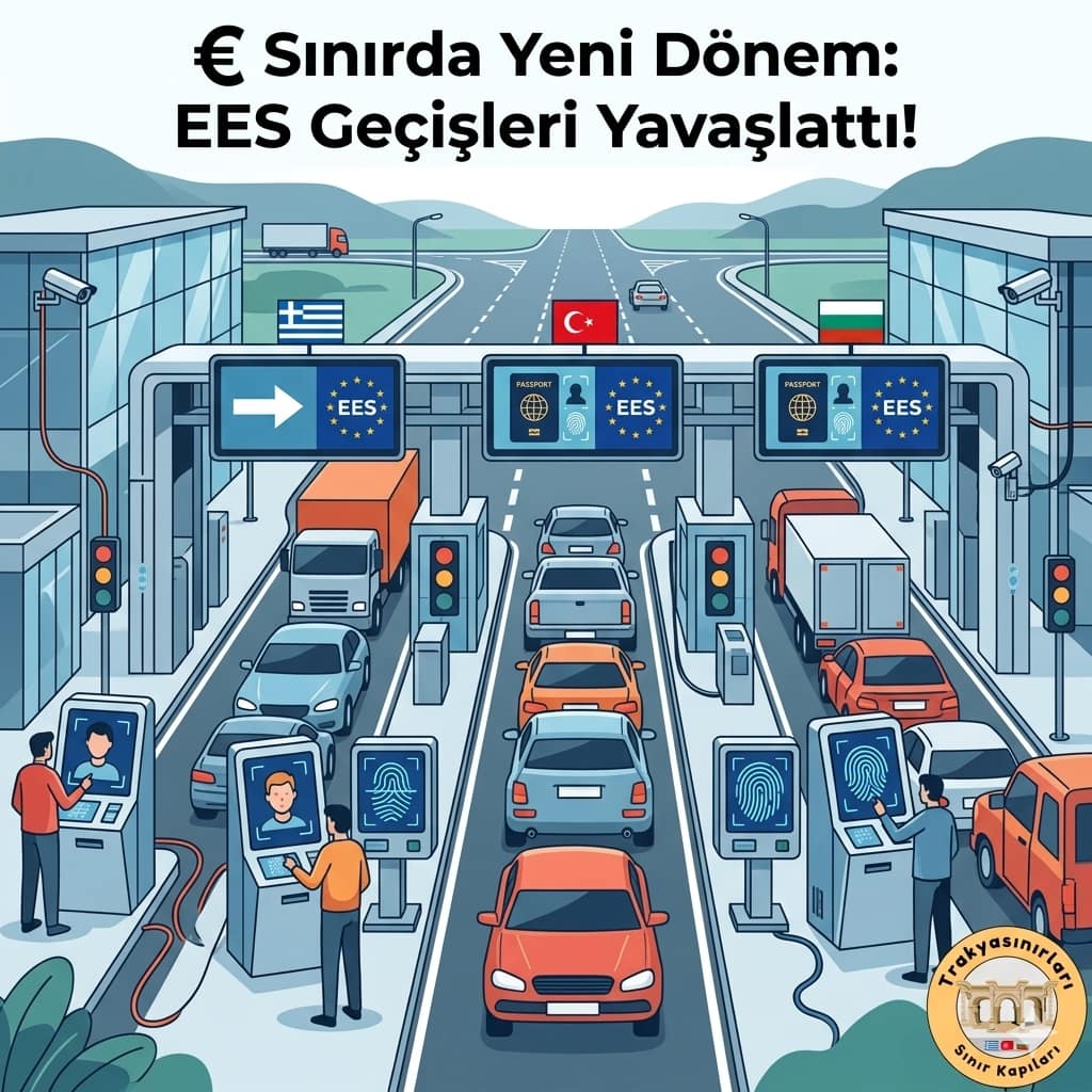 🇪🇺 Sınırda Yeni Dönem: EES Geçişleri Yavaşlattı!