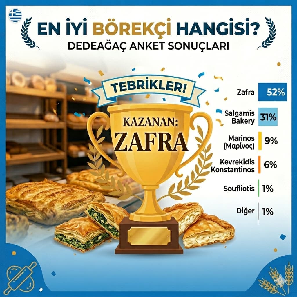 🥐Dedeağaç’ın En İyi Börekçisi Seçildi!