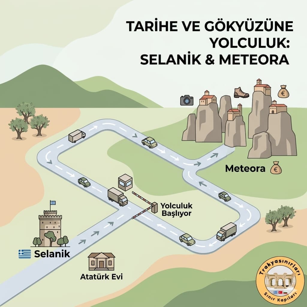 🇬🇷 Tarihe ve Gökyüzüne Yolculuk: Selanik & Meteora
