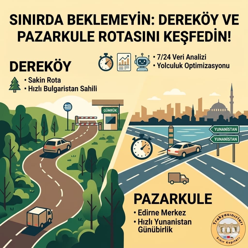 📍 Sınırda Beklemeyin: Alternatif Rotaları Keşfedin! 🚗💨
