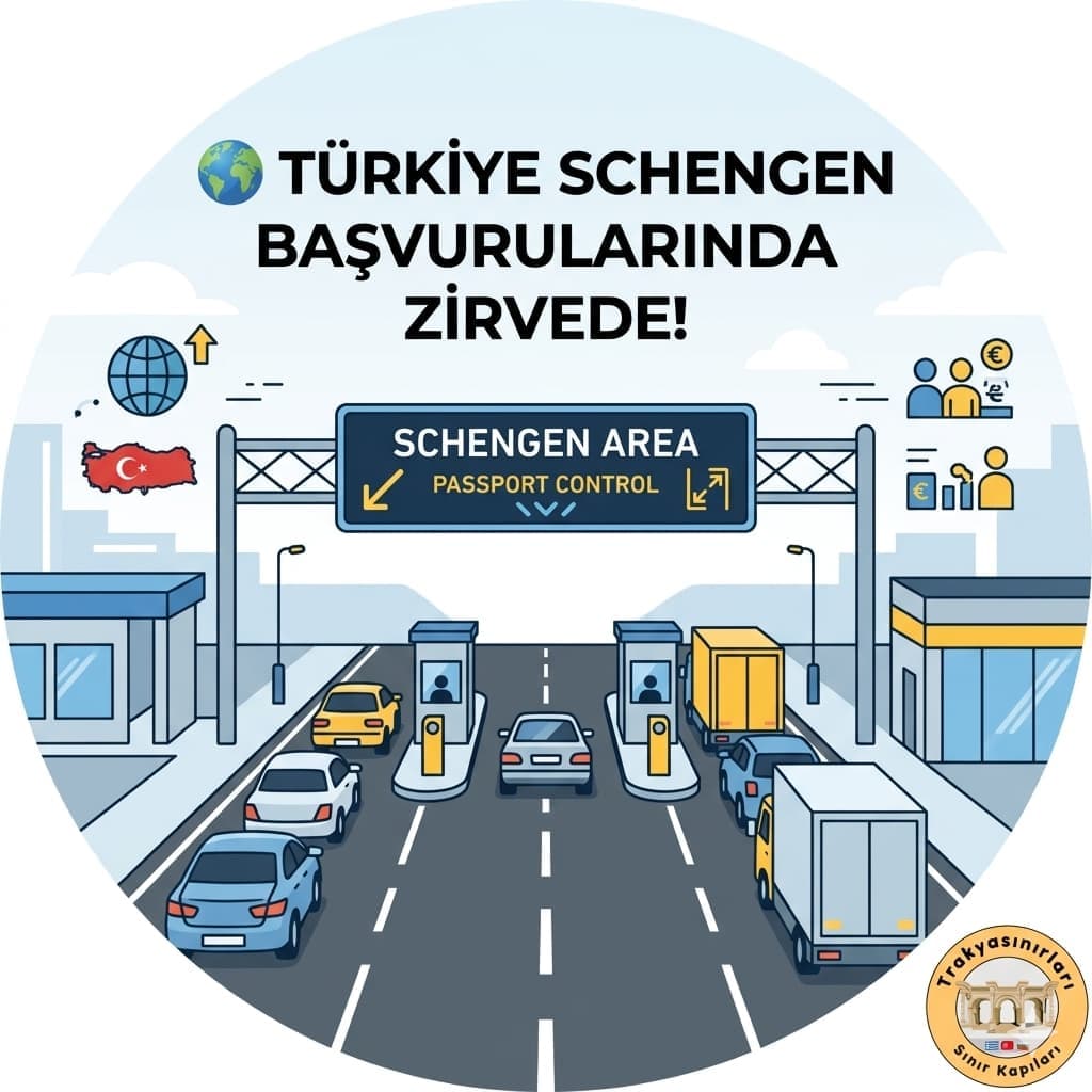 🌍 Türkiye Schengen Başvurularında Zirvede!