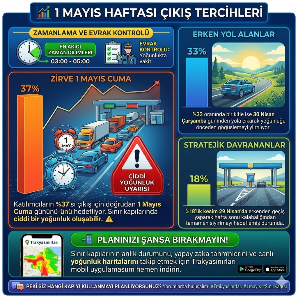 📊 1 Mayıs Haftası Çıkış Tercihleri