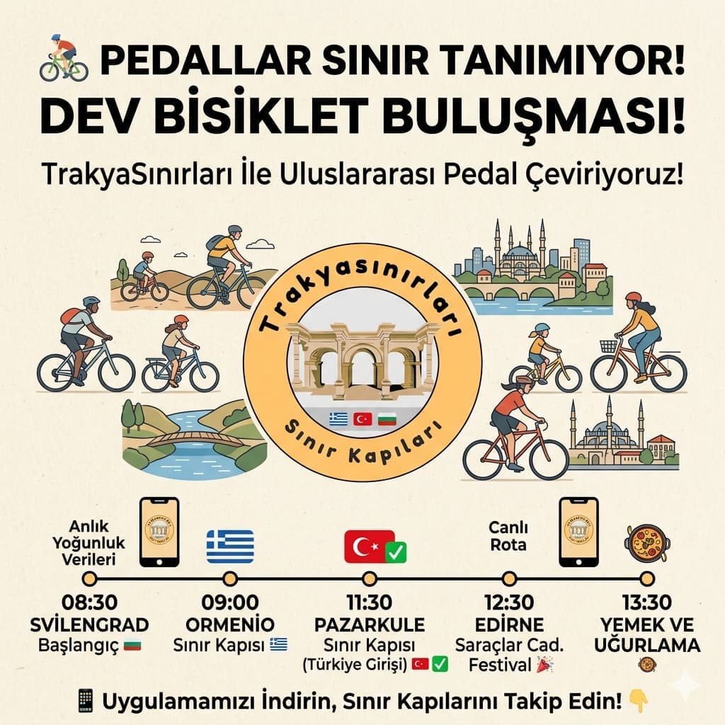 🚴 Üç Ülke, İki Teker: Dev Bisiklet Buluşması!