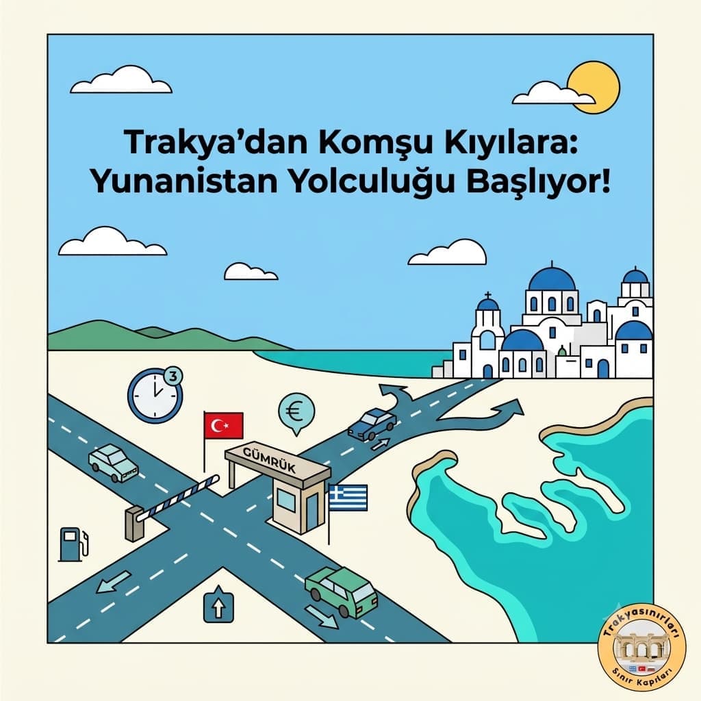 🚗 Trakya’dan Komşu Kıyılara: Yunanistan Yolculuğu Başlıyor!