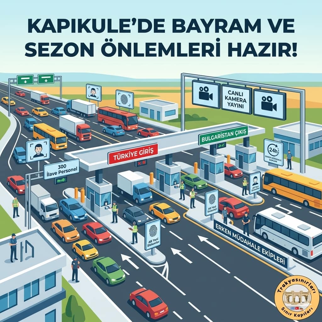 🚗 Kapıkule'de Bayram ve Sezon Önlemleri Hazır!