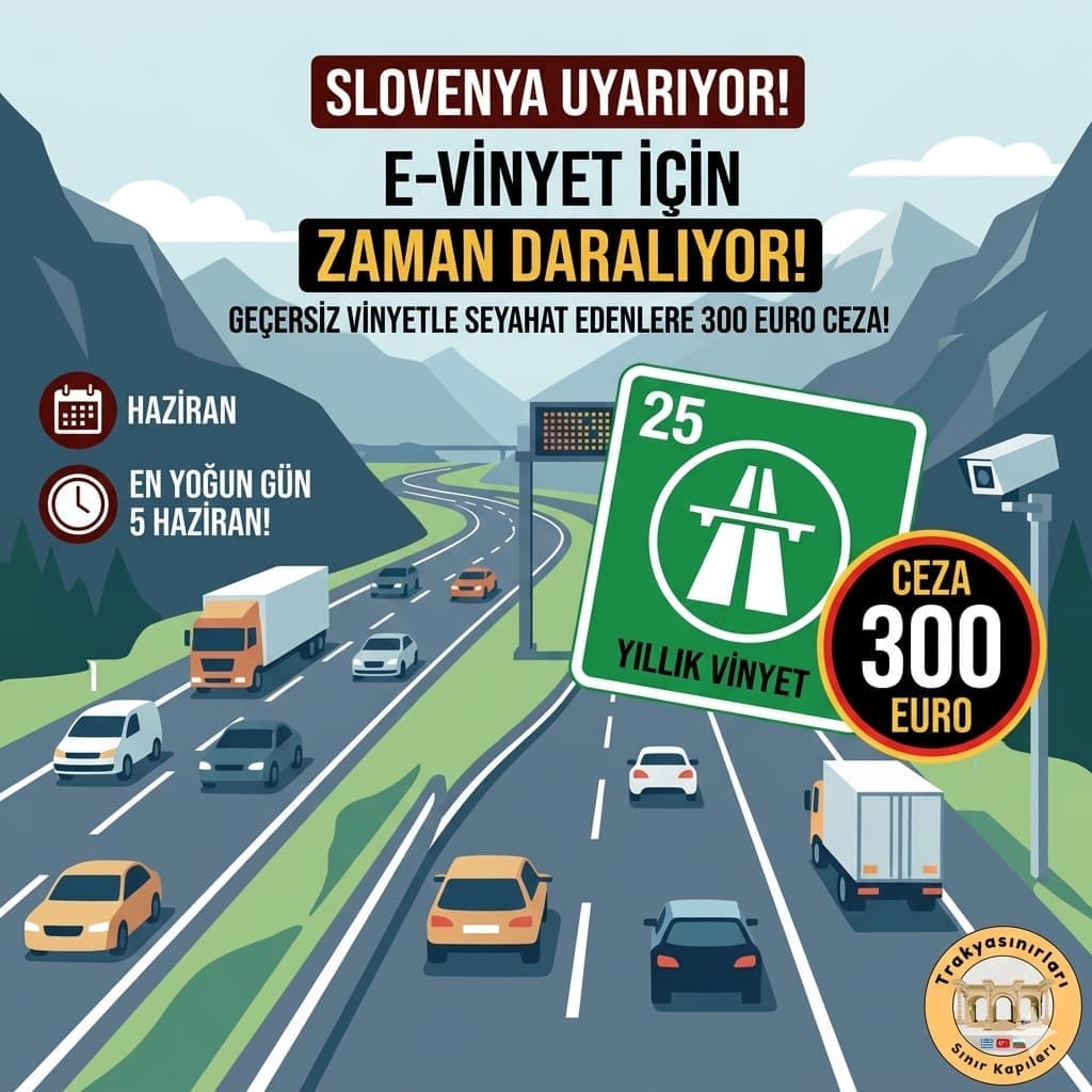 🚨 Slovenya E-Vinyet Süreleri Doluyor! 🇸🇮🚗