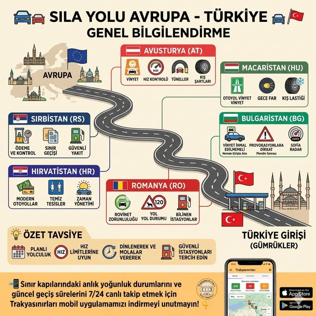 🚗 Sıla Yolu Avrupa - Türkiye Genel Bilgilendirme