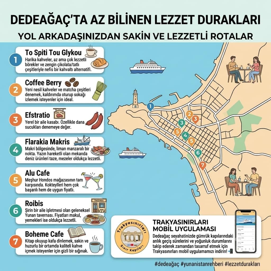 🇬🇷 Dedeağaç’ta Az Bilinen Lezzet Durakları