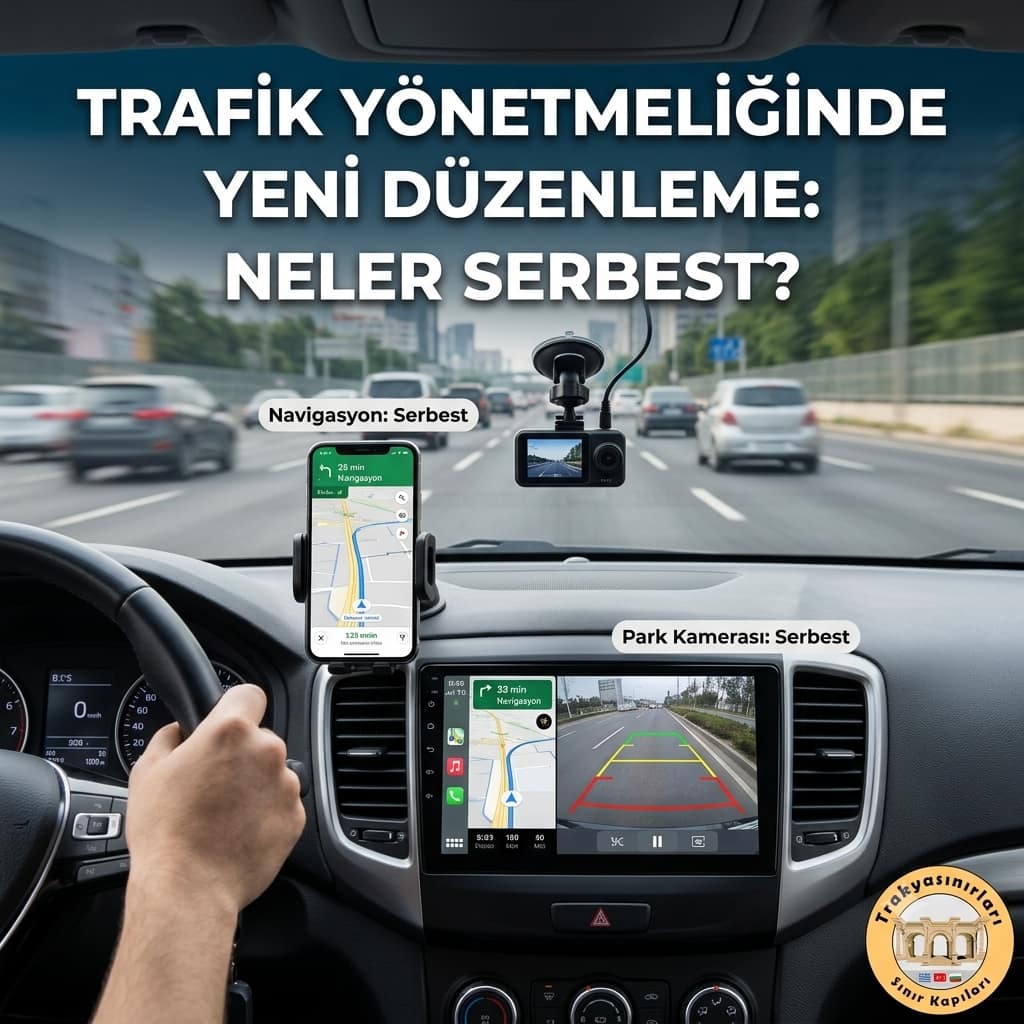 🚘 Trafik Yönetmeliğinde Yeni Düzenleme: Neler Serbest?