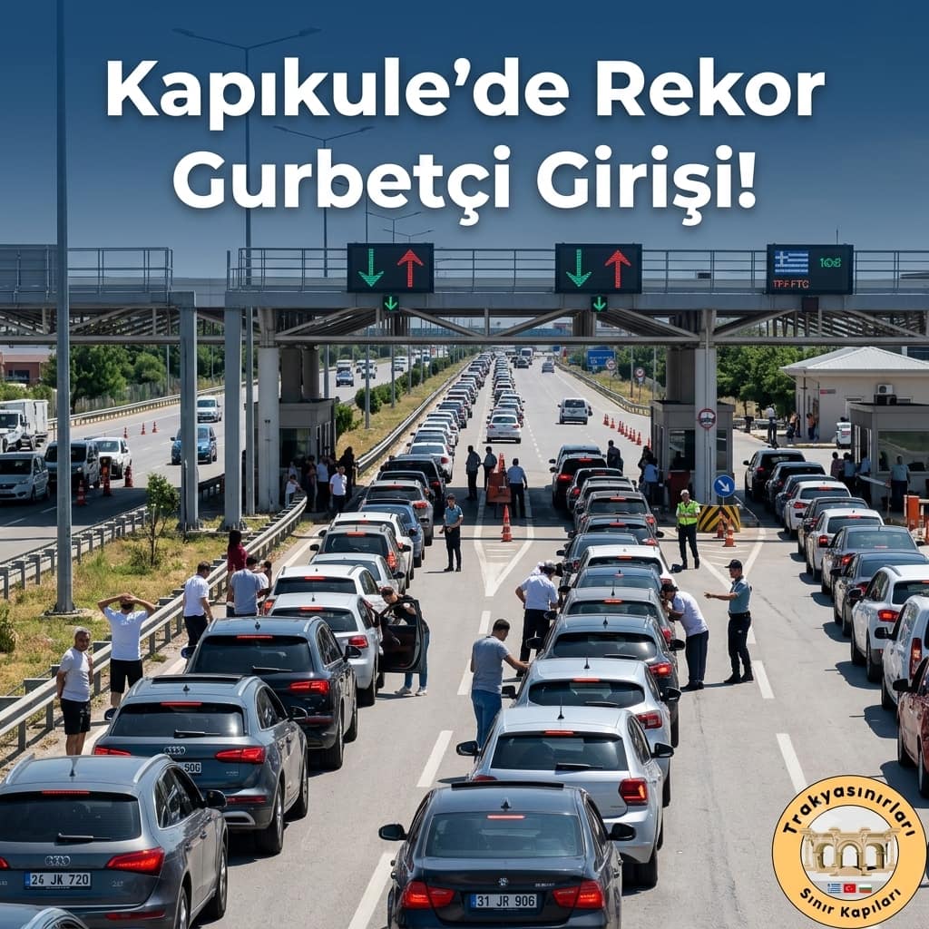 🚗 Kapıkule’de Rekor Gurbetçi Girişi! 🏠