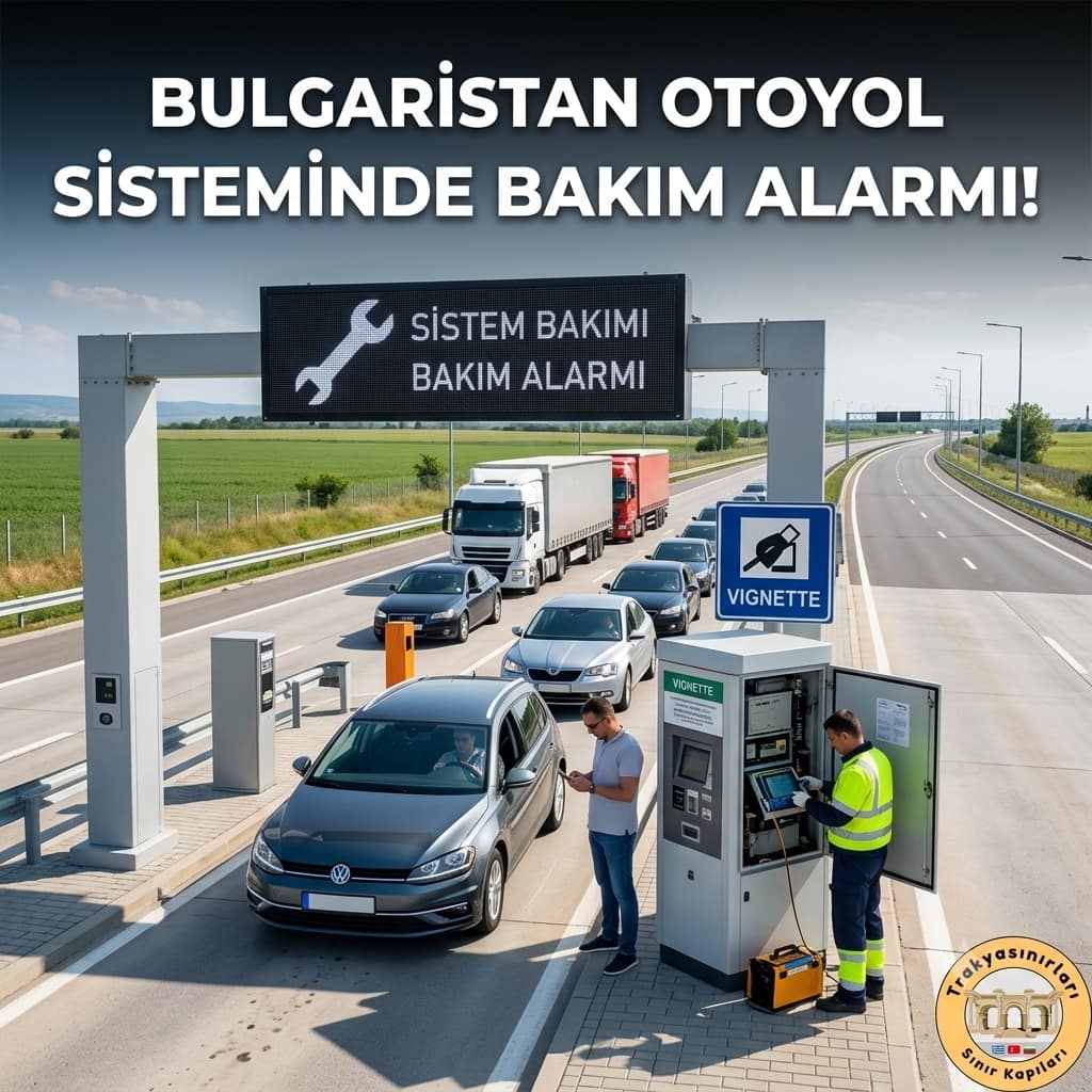 🚗 Bulgaristan Otoyol Sisteminde Bakım Alarmı!
