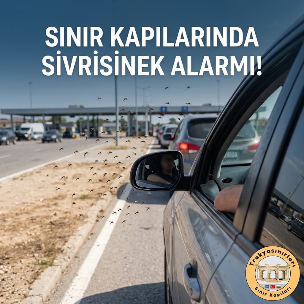 🚗🦟 Sınır Kapılarında Sivrisinek Yoğunluğu: Seyahat Edenlerin Dikkatine!