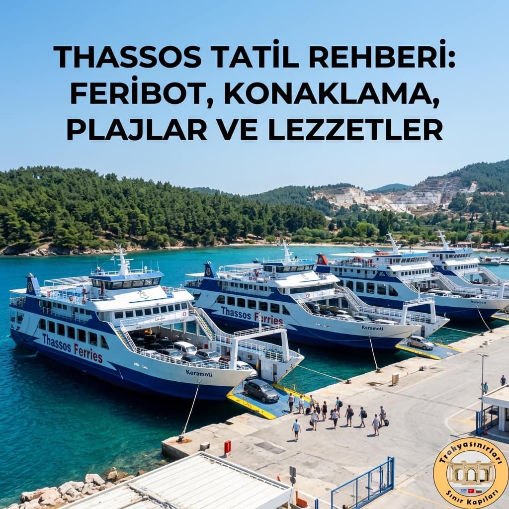 Bugüne Kadarki En Detaylı Thassos (Taşöz) Gezi ve Tatil Rehberi! 🚗🌊⚓️ (A’dan Z’ye Eksiksiz)