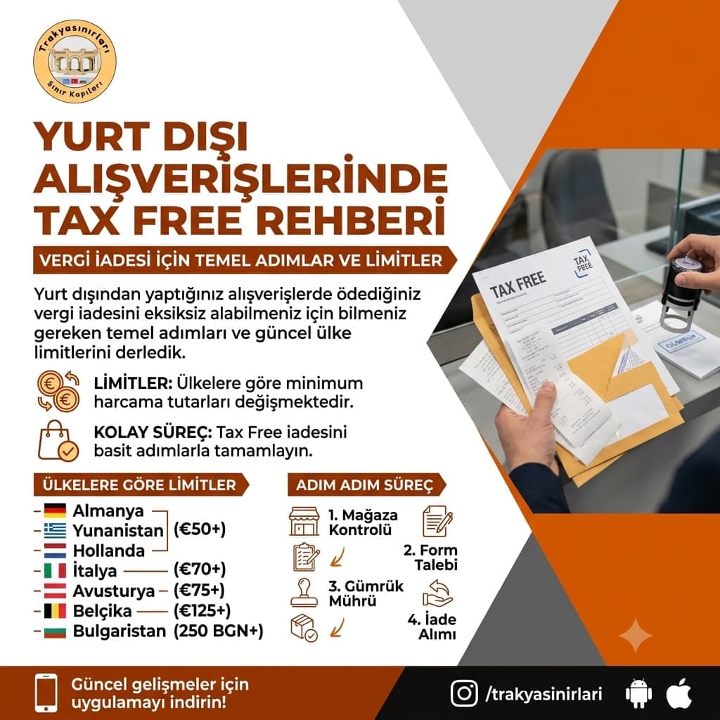 🛍️ Yurt Dışı Alışverişlerinde Tax Free Rehberi