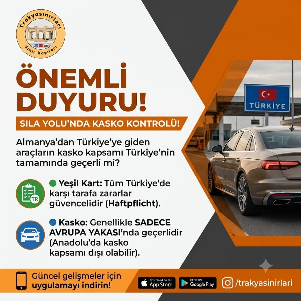 🚗 Sıla Yolu'nda Sigortanız Geçerli mi?