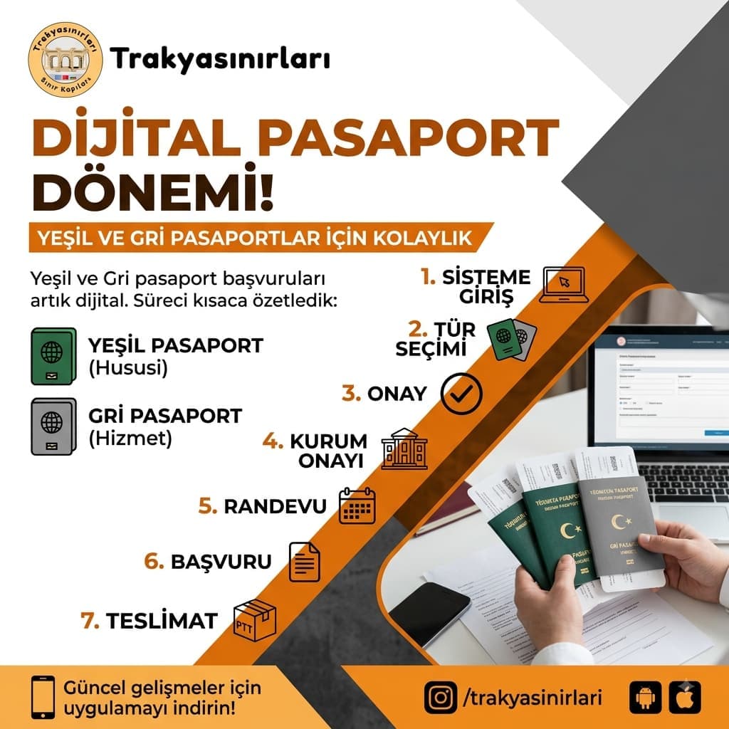 Yeşil Pasaport Başvurularında Yeni Dönem! 🟢