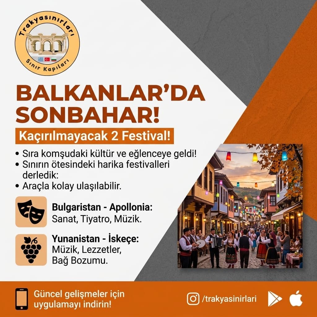 🚗 Sonbaharda Balkanlar Bir Başka: Kaçırılmayacak 2 Festival! 🍁
