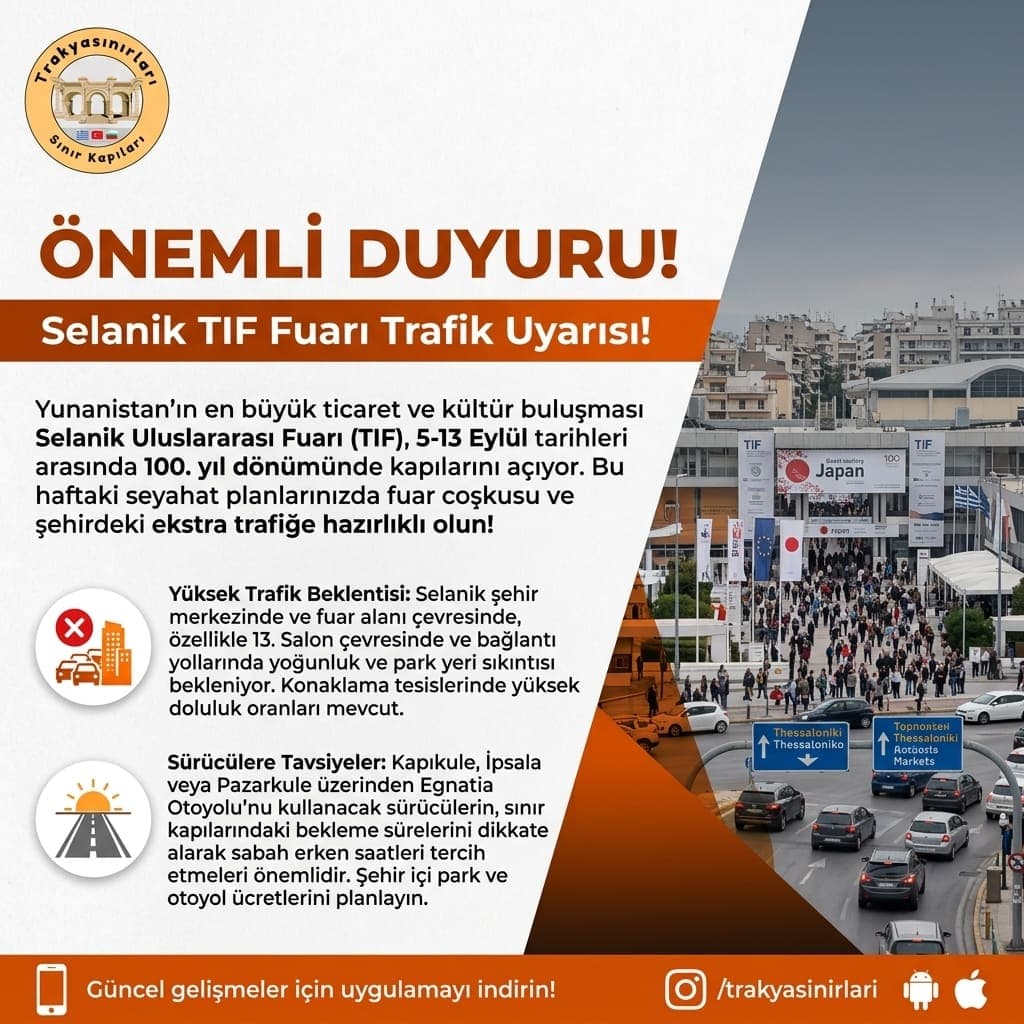 🏛️ Selanik'te Dev Fuar Zamanı: TIF 13 Eylül'e Kadar Sürüyor!