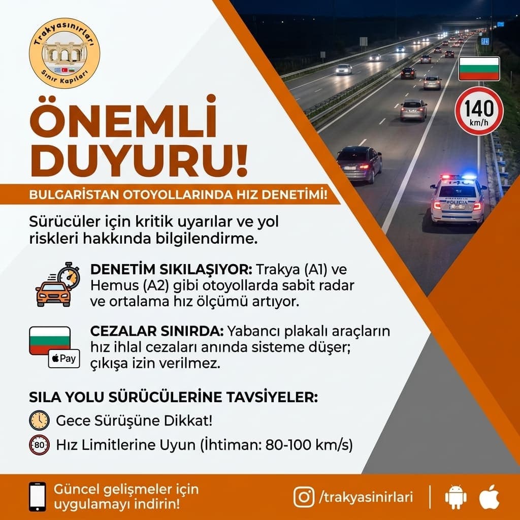 Bulgaristan Otoyollarında Hız Denetimi Tartışması: Sürücüler İçin Kritik Uyarılar! 🚗🇧🇬