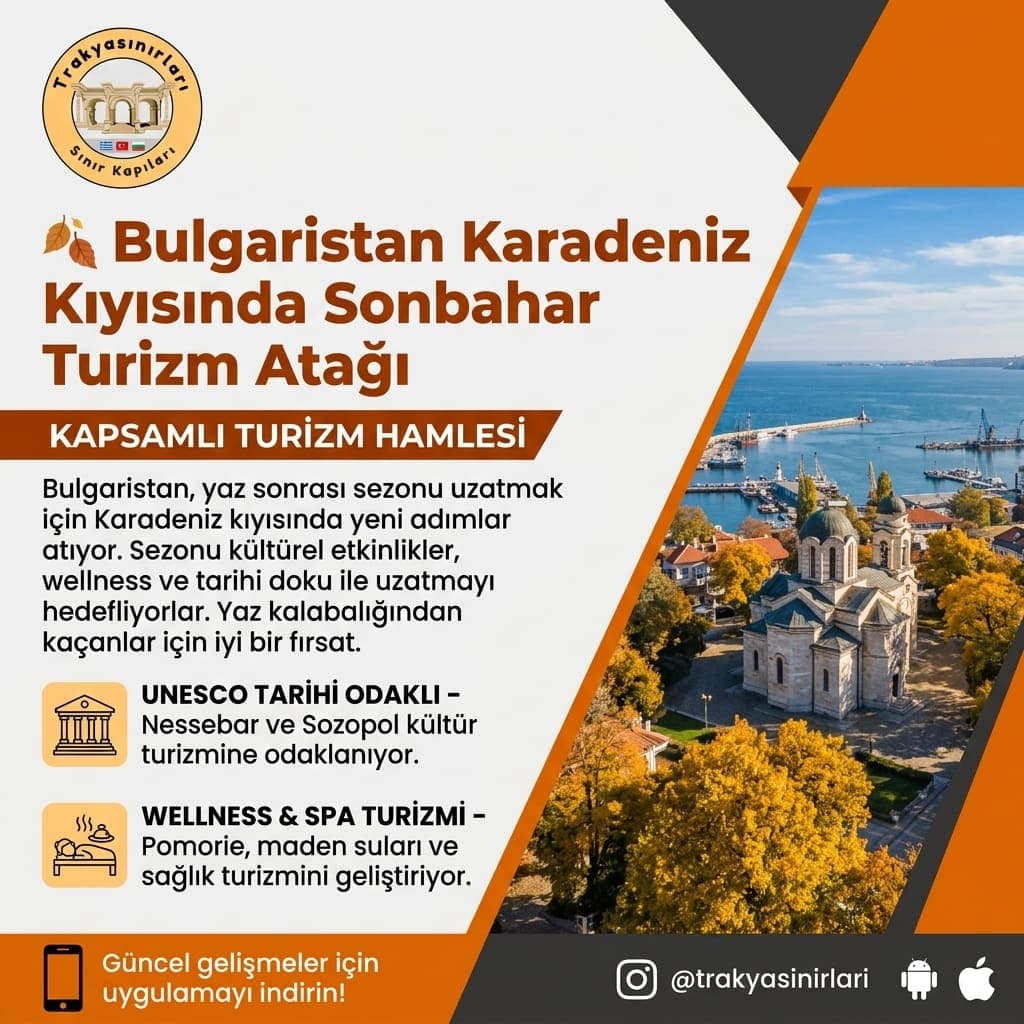 Bulgaristan Karadeniz Kıyısında Sonbahar Turizm Atağı🍂🌊
