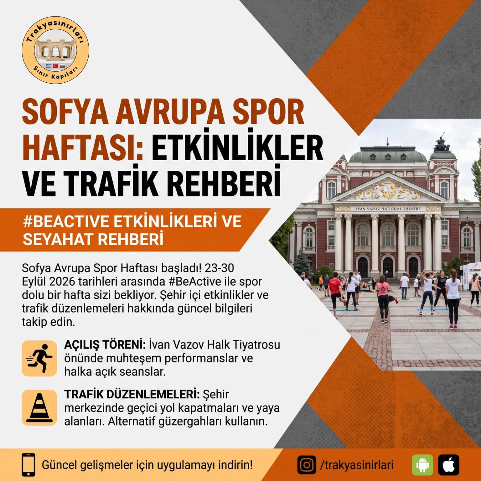 Sofya Avrupa Spor Haftası 2026: #BeActive Etkinlikleri ve Seyahat Rehberi
