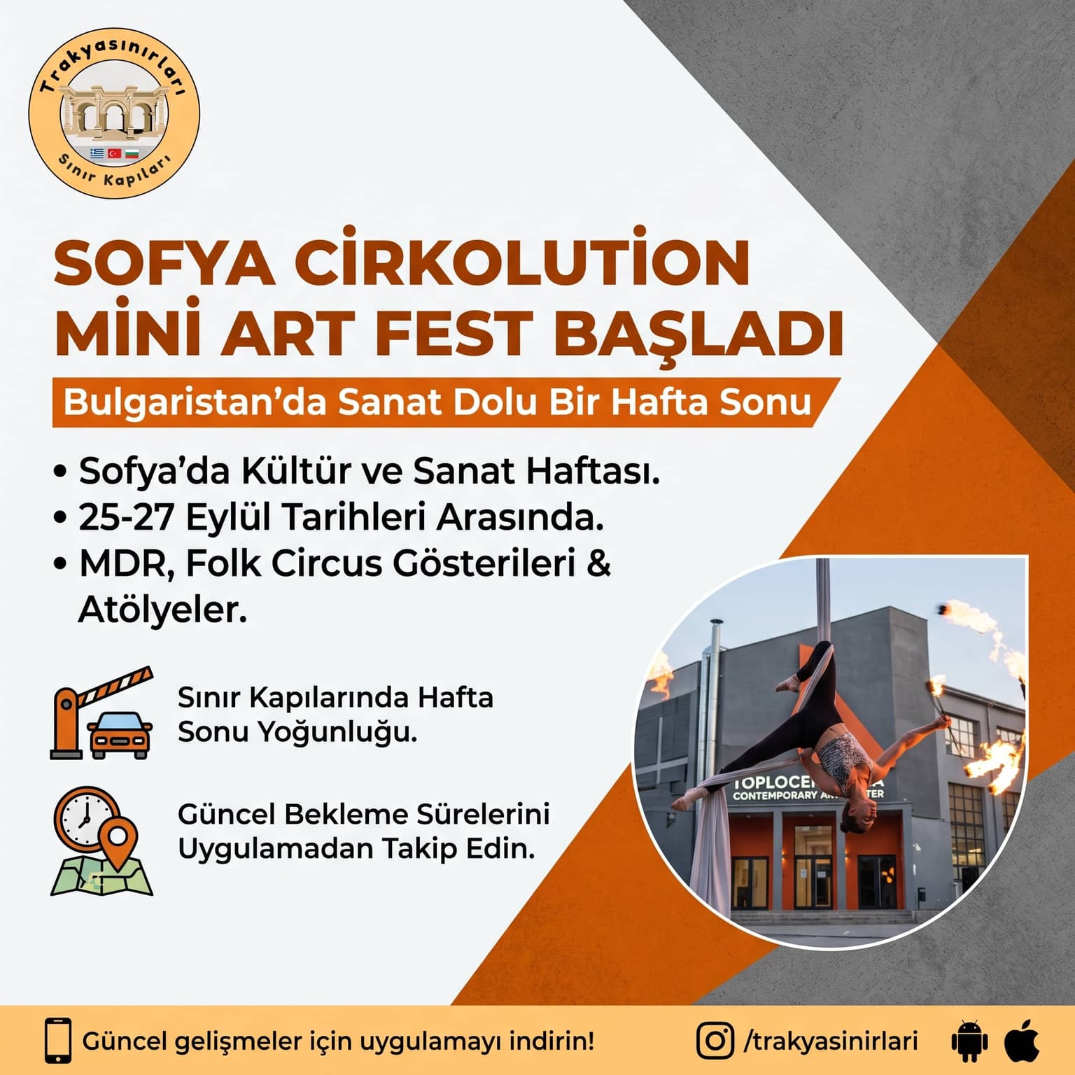 Sofya Cirkolution Mini Art Fest Başladı