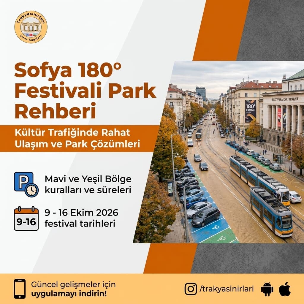 Sofya Otopark Rehberi: 180° Festivali Ulaşımı