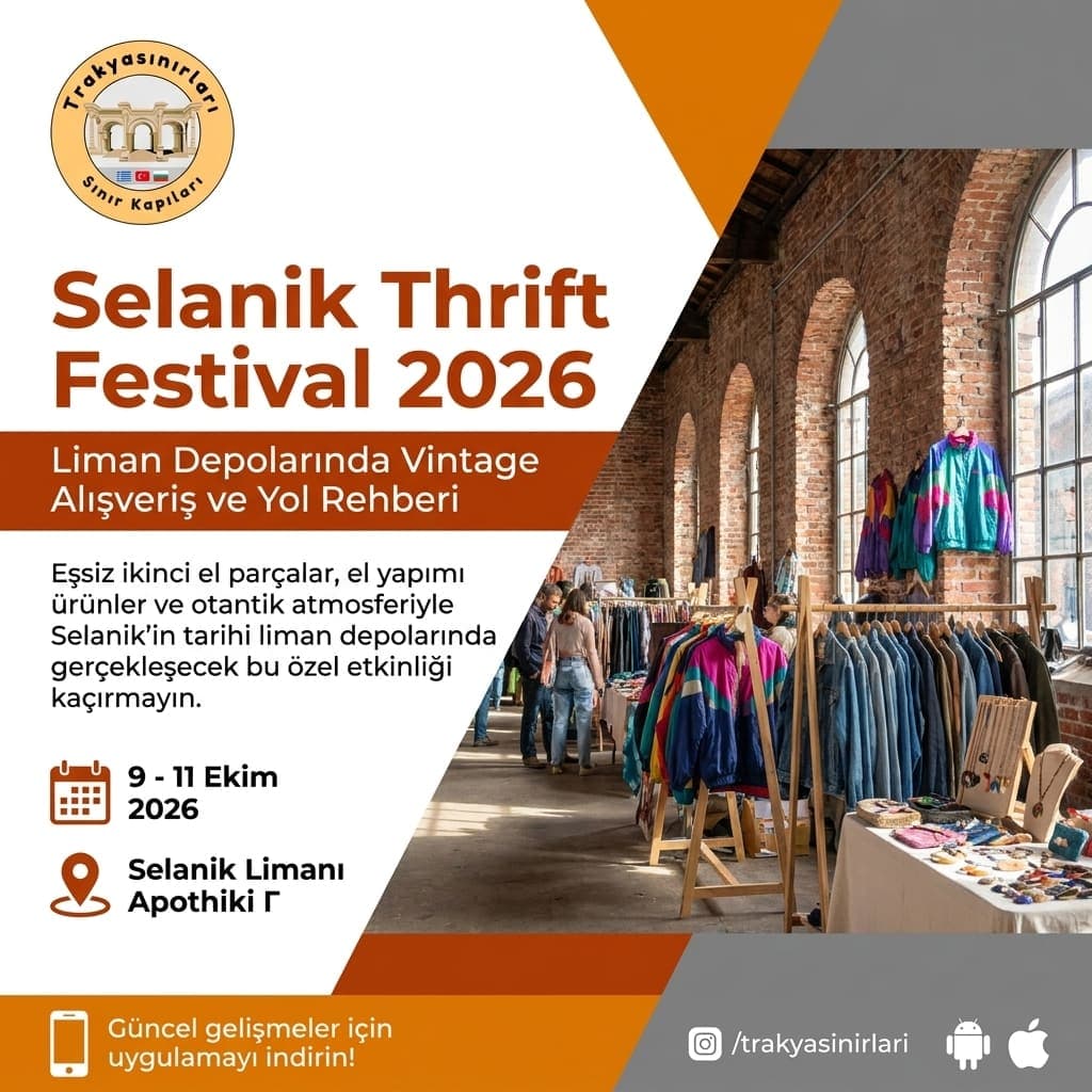 Selanik Thrift Festival 2026: Vintage Alışveriş Rehberi 🛍️