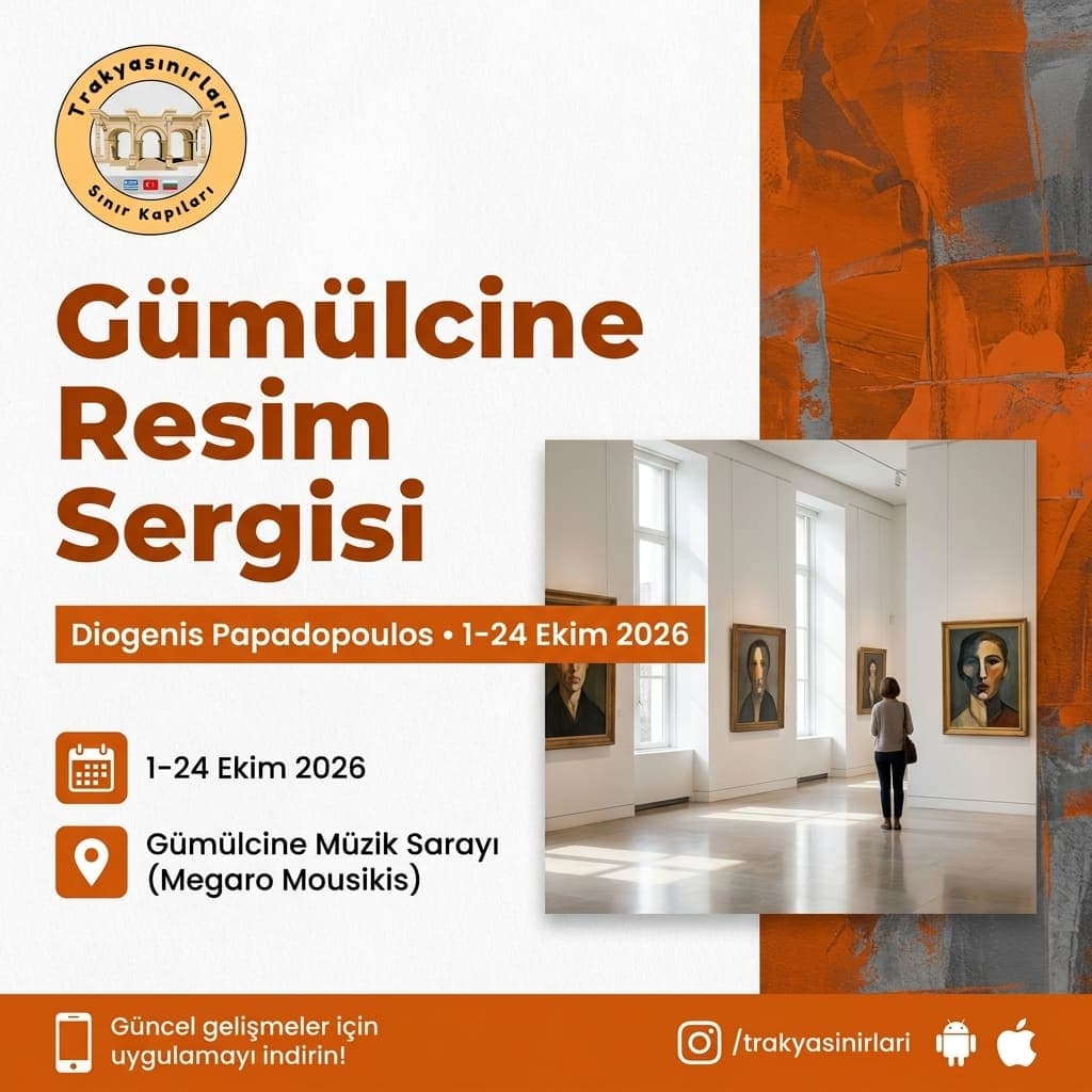 Gümülcine Resim Sergisi: 24 Ekim'e Kadar Ücretsiz Mola 🎨