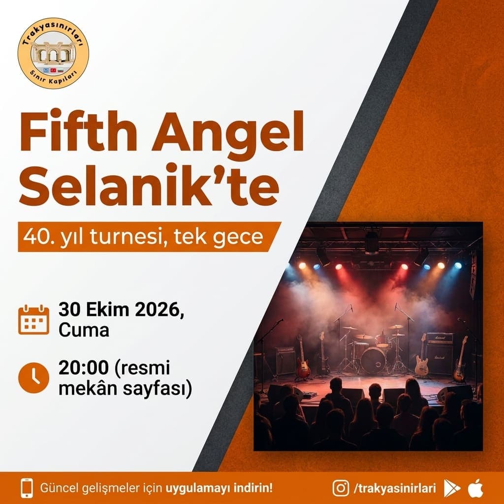 Fifth Angel Selanik Konseri: Bilet, Saat ve Yol Rehberi