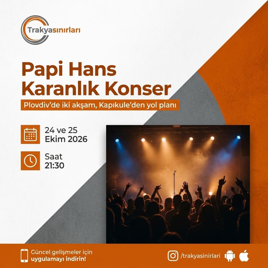 Papi Hans Plovdiv konseri: Tarih, yer ve yol rehberi 🎤