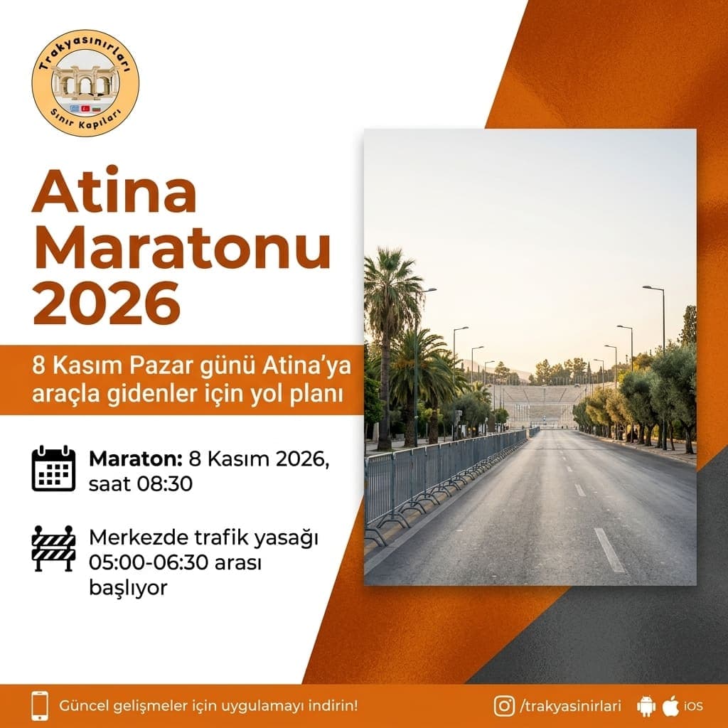 Atina Maratonu 2026: Kapanan Yollar, Park Planı 🏃