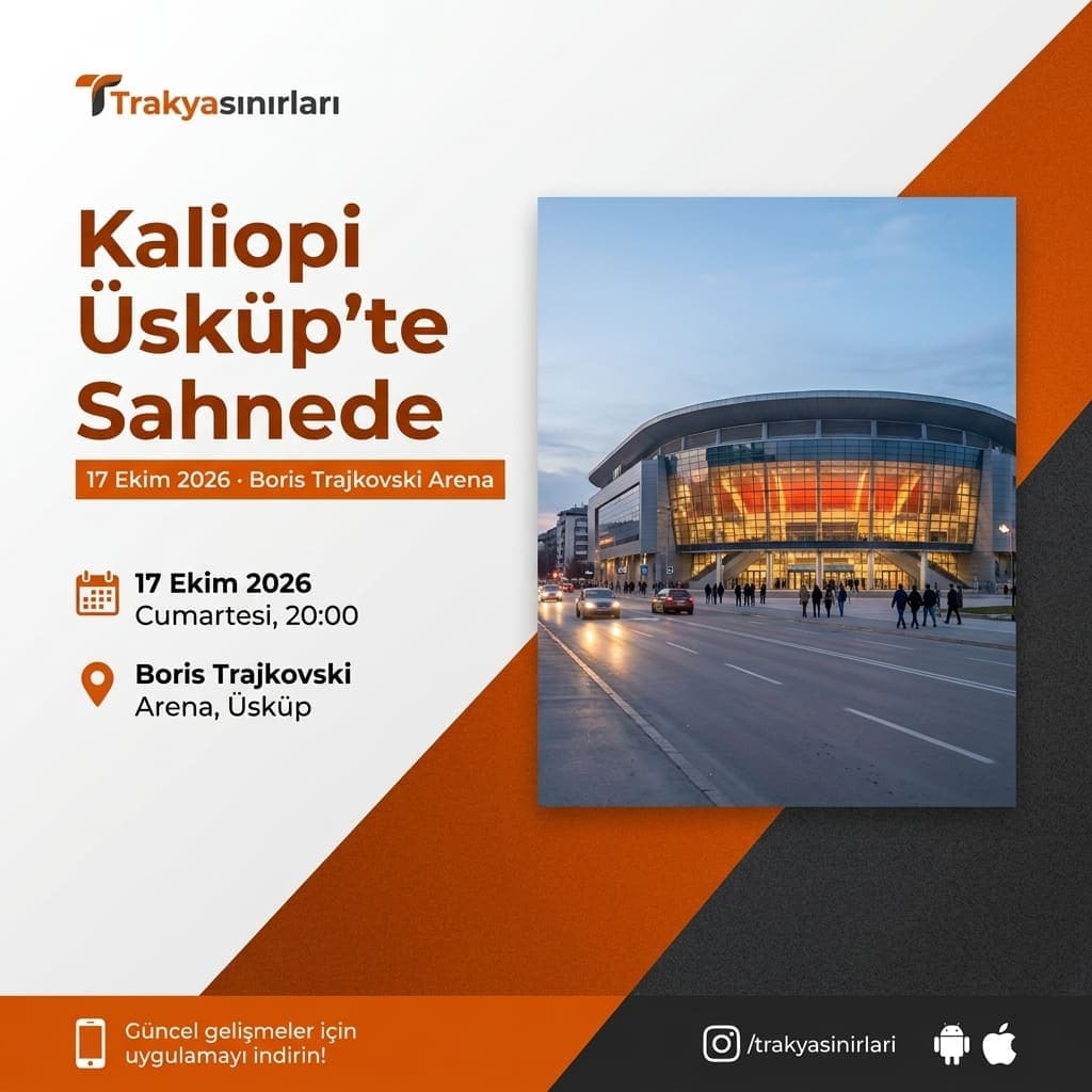 Kaliopi Konseri Üsküp 2026: Tarih, Saat ve Yol Rehberi