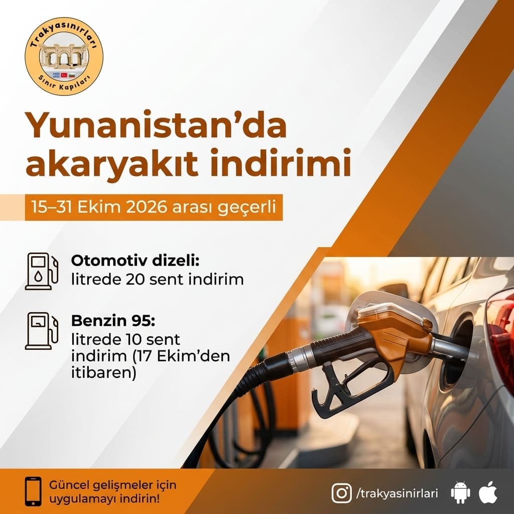 Yunanistan akaryakıt indirimi: Depoyu ne zaman doldurmalı?