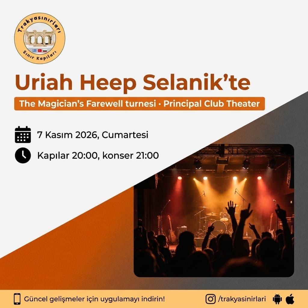 Uriah Heep Selanik Konseri 2026: Bilet ve Yol Rehberi
